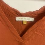 Downeast  Terracotta V-Neck Blouse Photo 1