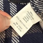 MELLODAY  wool blend blue plaid pea coat Photo 5