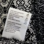 Bila Black White Boho Print Crochet Front Maxi Dress Photo 8