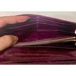 Miu Miu Well loved  long dark purple, wallet, leather Photo 4