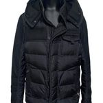 Moncler Ryan Hooded Down Jacket In Black Size 1, Small Photo 0