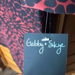 Gabby Skye  Red & Black Graphic Print Dress with 3/4 Sleeve Photo 4