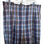 J.Crew Blue & Orange 100% Cotton High Waist Super Wide Leg Size 14 Trousers. Photo 3