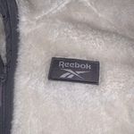 Reebok NEW! Cream Fleece Fuzzy Zip Jacket w/ Hood Photo 3