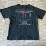 Free People Black Pink Blue Rolling Stones 78 Ticket Boyfriend Oversized T-Shirt Photo 60