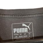 Black Logo Puma Cat Cotton Short Sleeve Casual T-Shirt Men Sz L Photo 5