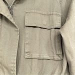 1 Sunset Lane Army Green Full Zip Utility Style Jacket Womens M Size M Photo 2