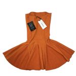 Retrofête Retrofete Annina Knit Dress in Metallic Aperitivo Orange Strapless Women’s S Photo 8