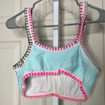 Platinum swimwear inspired by Solange Ferrarini top sz D Blue Photo 3