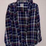 Jachs Girlfriend  Long Sleeve Button Down Plaid Shirt Size Small Photo 0
