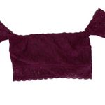 Victoria's Secret ‎ Lace Bralette Plum Large Romantic Intimates Photo 1