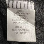 Women’s CDC Formal Black Dress with Velvet Floral Accents Size 12 Photo 5