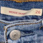 Levi's Levi’s Wedgie Skinny Distressed Denim Jeans Photo 2