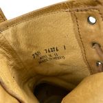 Frye Veronica Combat Boots Lace Up Vintage Pull Up Leather Moto Photo 9