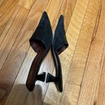 Franco Sarto Dune Leather Kitten Slip On Mules Sandals Pumps Heels coastal Whimsgoth Pointed Toe Low Heel Photo 6