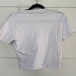 Alphalete  Women’s Small Logo White Crop Top Photo 2