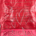 Desigual  Red Life Is Fantastic Large Tote Bag Boho Eclectic Art Pop Graffiti Y2K Photo 6