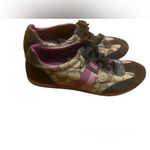 Coach Joss Signature C Canvas Suede Low Top Sneakers Size 7.5 Photo 8