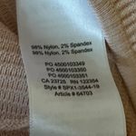 Aritzia Babaton Coral Peach Ribbed Knit Strapless Tube Bandeau Crop Top Size XXS Photo 3