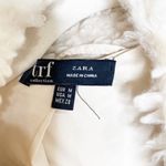 ZARA  trf teddy faux sherpa bomber zipper jacket size medium Photo 6