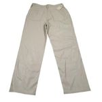 Madewell Perfect Vintage Straight Jean Faux Leather Edition Pumice Beige Tan 29 Photo 2