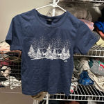 Urban Outfitters Women’s  Blue Graphic T-Shirt Photo 0