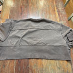 Women's LaBiz Brown Crew Neck Cropped Sweatshirt Small Photo 7