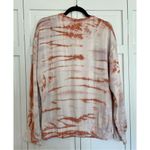 Knox Rose SALE orange tie dye ruffle detail sweater medium Photo 4