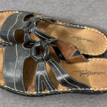 Natural Soul  Women's Black and Brown Sandals size 8 Photo 0