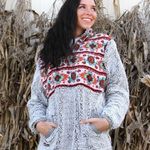 Simply Southern turtle patterned Sherpa half zip Photo 0