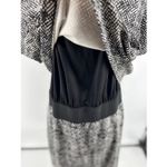 Calvin Klein Dress Womens Size 14 Black White Short Sleeve 2 Piece Look Photo 6