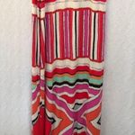 Nell Strapless Poi Multi Coral Maxi Dress‎ nwt Black Size XS Photo 4