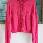 CAbi pink angora cardigan size XL Photo 0