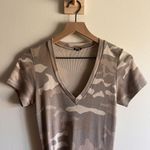 Monrow Urban Camo Tie Waist T Shirt Dress Size M Tan Size M Photo 4