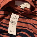 Loft Striped Henley Midi Dress Photo 9