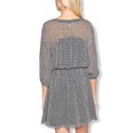 Joie  Andora Silk 3/4 Sleeve Geo Print Mini Dress Photo 2