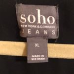 Soho  JEANS NEW YORK & COMPANY black ladies‎ XL top Photo 3