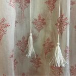 Roberta Roller Rabbit  for Gorsuch White/Orange Silk/Cotton Tunic Blouse Medium Photo 10