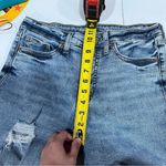 Old Navy High-Waisted OG Straight Cut-Off Ankle Jeans Distressed Photo 7