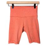 Lululemon Wunder Train High Rise Short Womens Size 4 Orange Bike Gym Training Photo 0