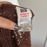 Faded Glory  Women's Brown Open-Knit Cardigan Size L Photo 6
