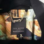 Ted Baker  London Peplum Jacket Wool Blend Coat‎ 1 Black Coquette Dark Academia Photo 3