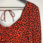 Topshop Red Corset Heart Mini Dress Size 8 Photo 7