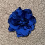 Navy Blue Flower Hair Clip Photo 0