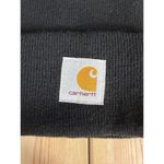 Carhartt EUC Unisex A18 Knit Cuffed Black Beanie One Size Fits All Photo 4