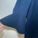 Tibi Bell Sleeve Navy Mini Dress - Size: 2 Photo 6