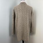 J Jill Neutral Taupe Alpaca Blend Open Cardigan Small Tan Photo 3
