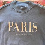 Abercrombie & Fitch paris light baby blue crewneck sweatshirt Photo 7