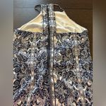 One Clothing  Navy and White Halter Dress Women’s Size Medium Photo 4