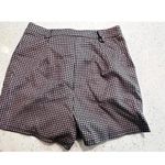 Missguided  shorts tall black and pink houndstooth size 4 Photo 5